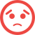 very unhappy icon